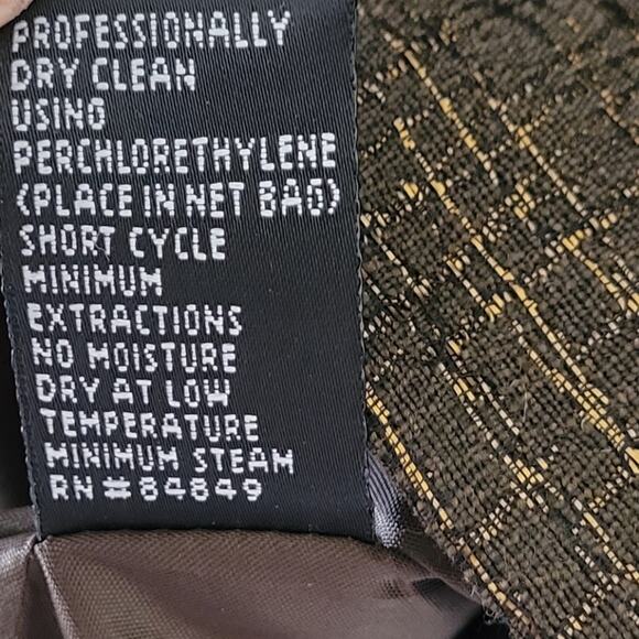 Carmen Marc Valvo Olive Green Embelished Evening Jacket size 16 - Picture 9 of 10